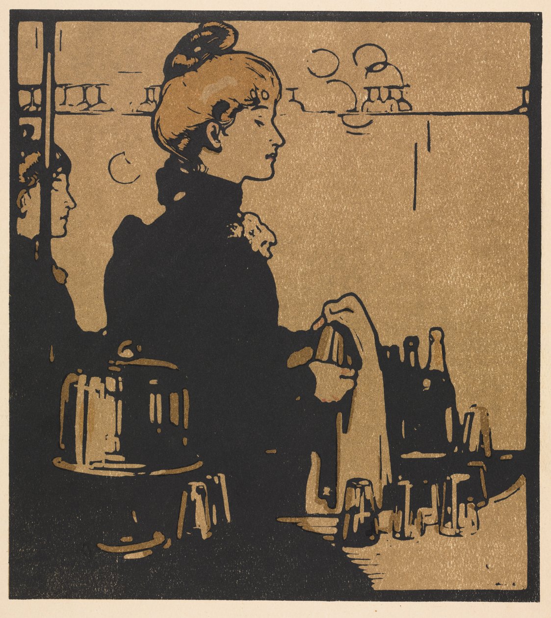 Londýn Typy: Barmanka od William Nicholson