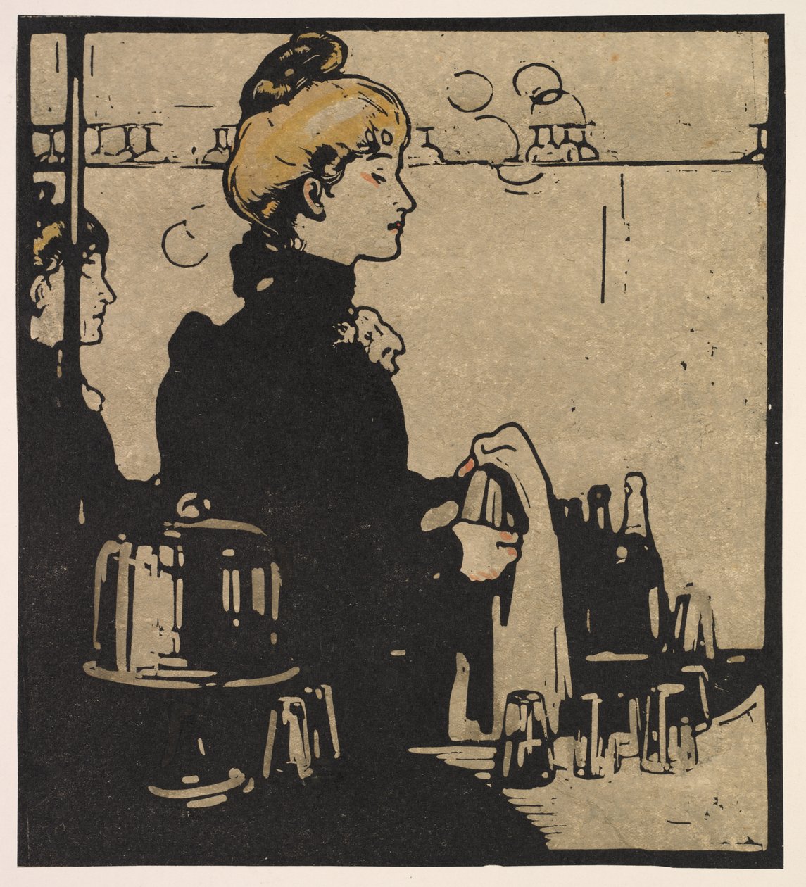 Londýn Typy: Barmanka od William Nicholson