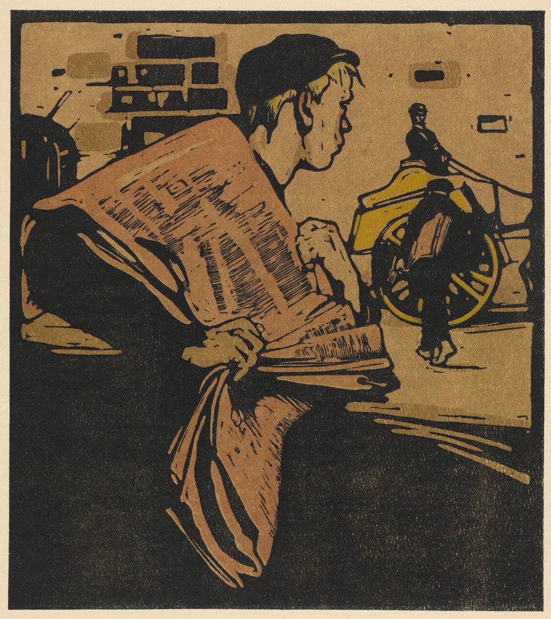 London Types: Newspaper Boy od William Nicholson
