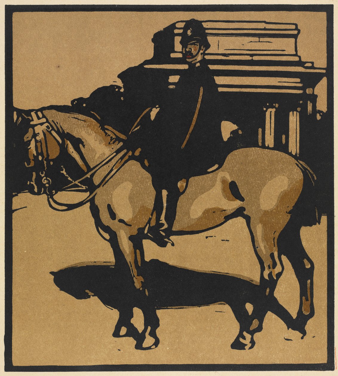 Londýn Typy: Policista (Constitution Hill) od William Nicholson