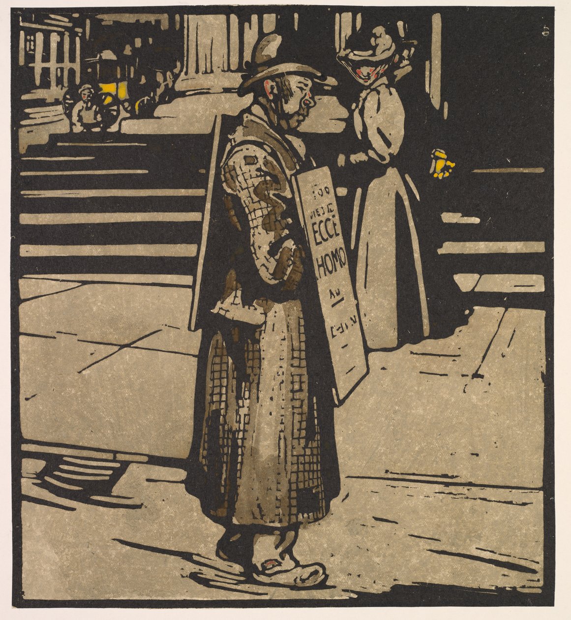 Londýn Typy: Sandwich-Man od William Nicholson