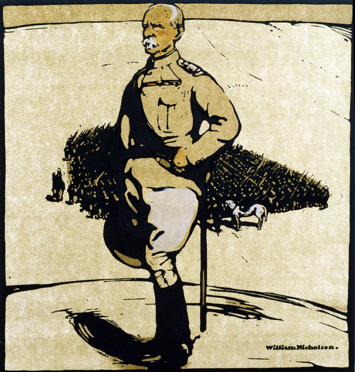 Lord Roberts, z „Dvanáct portrétů“, které poprvé publikoval William Heinemann od William Nicholson