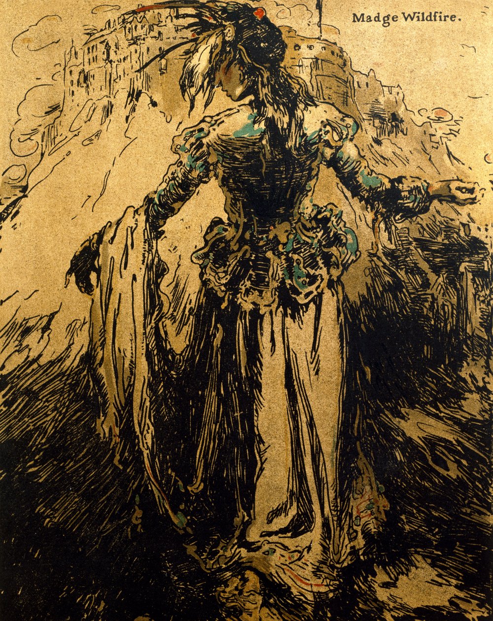Madge Wildfire, ilustrace z 
