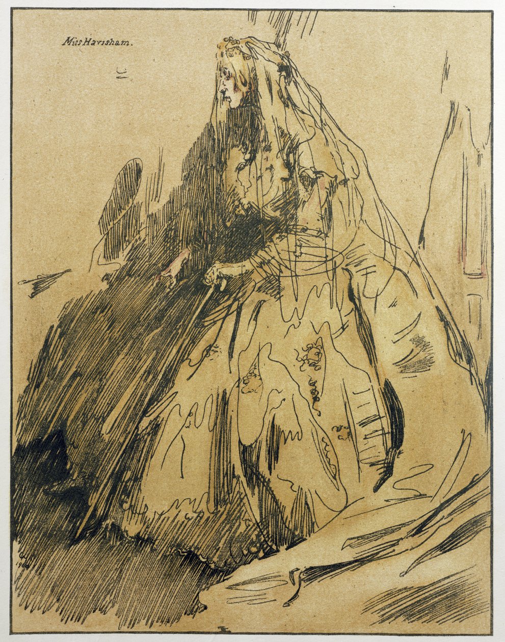 Slečna Havisham, ilustrace z 
