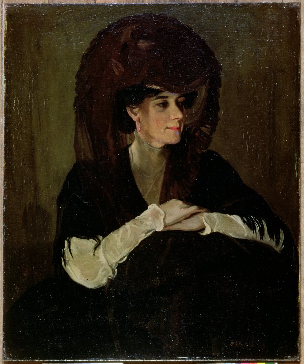 Hnědý závoj (olej na plátně) od William Nicholson