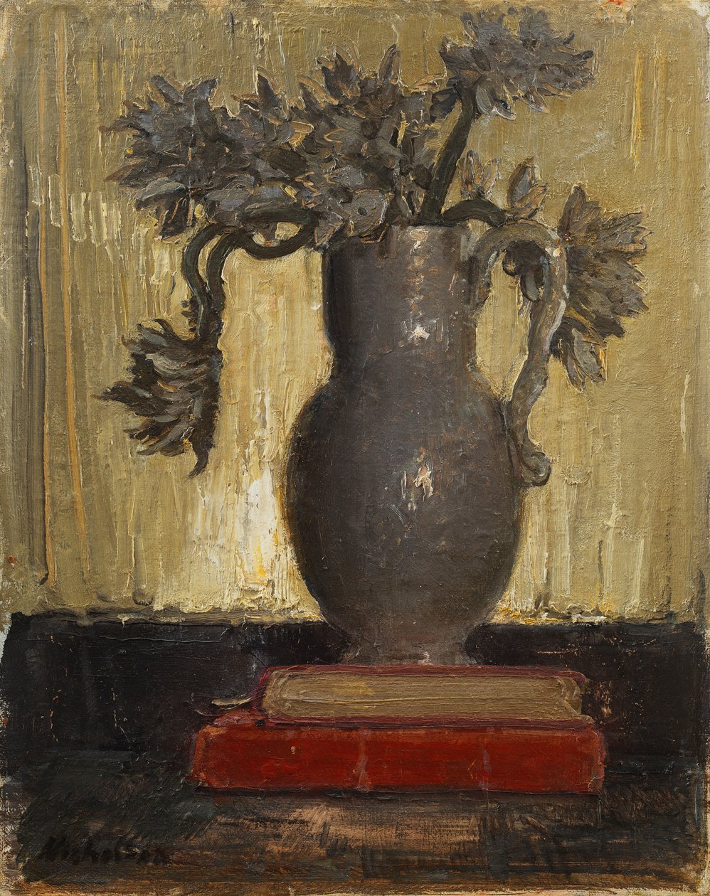 Šedý džbán, cca 1941-42 (olej na plátně) od William Nicholson