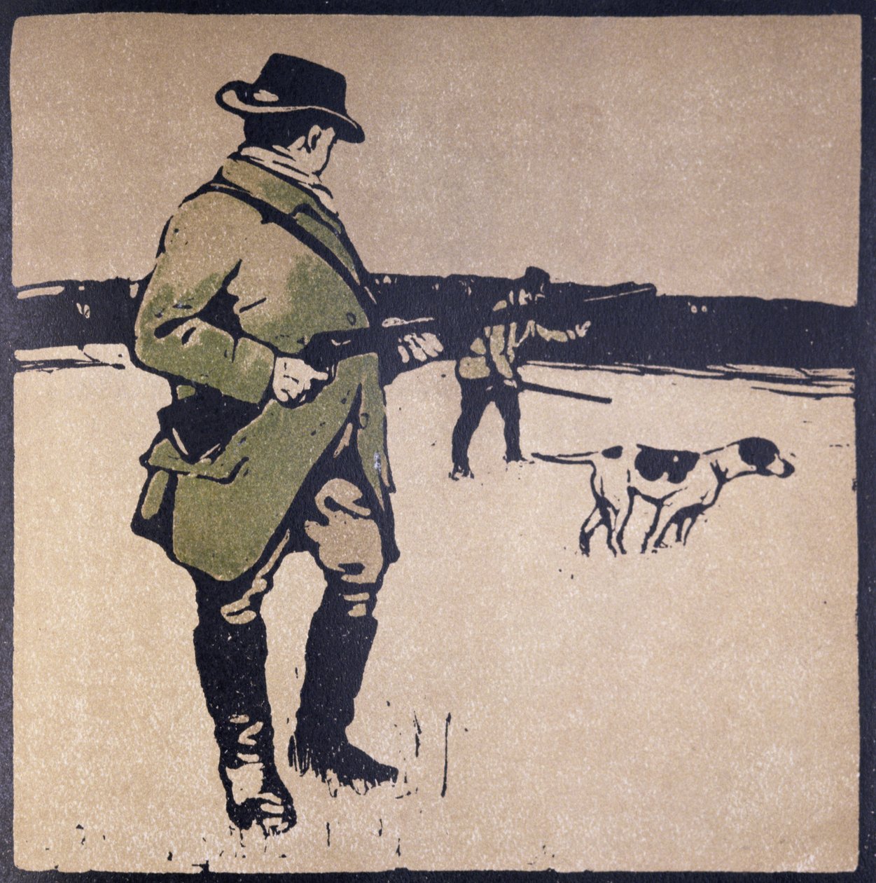 Měsíc září: Střelba, z „Almanachu dvanácti sportů“, se slovy Rudyarda Kiplinga, poprvé publikoval William Heinemann od William Nicholson