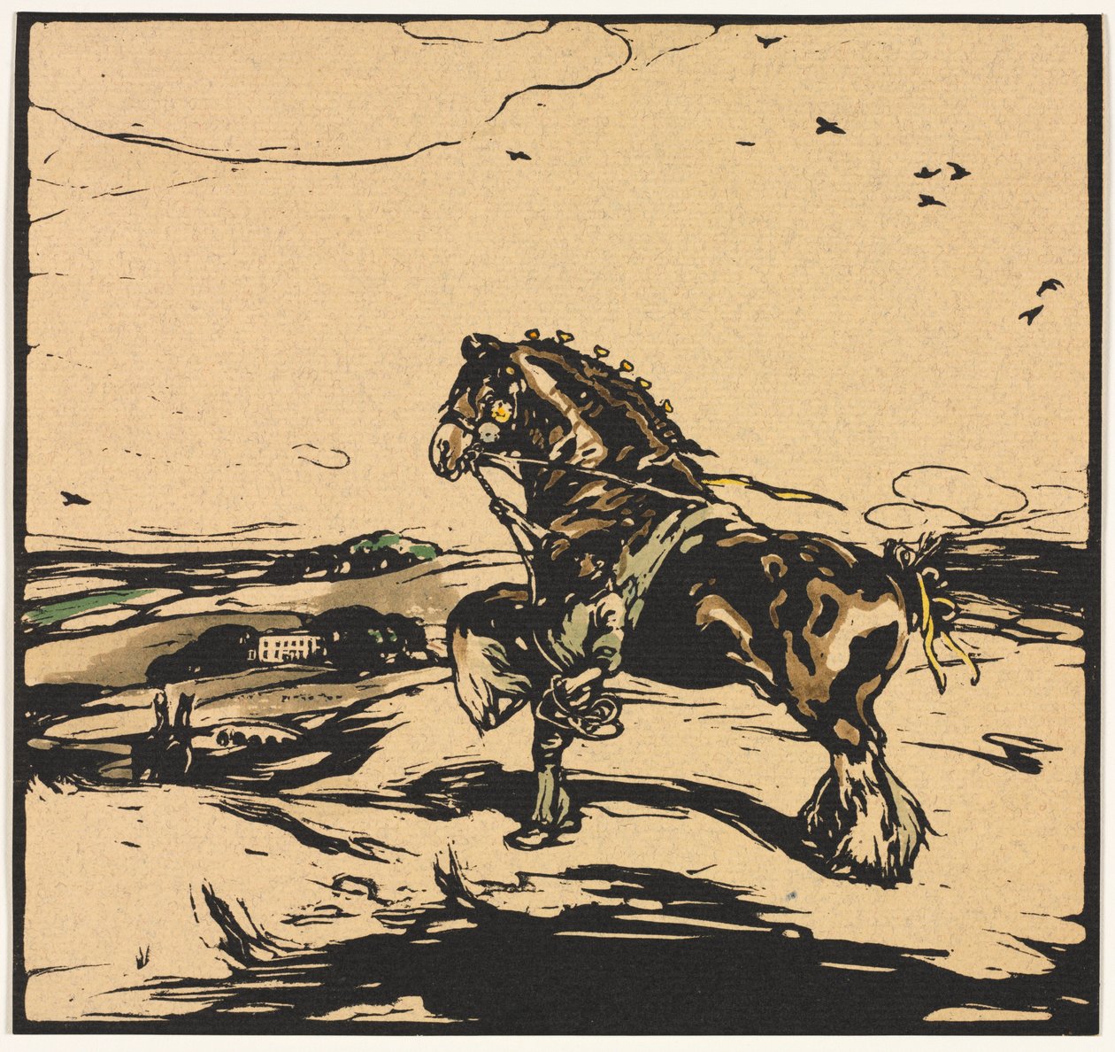 Shirský kůň od William Nicholson