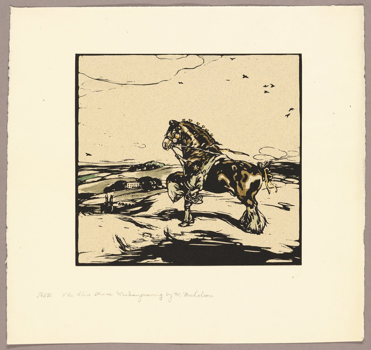 Shirský kůň od William Nicholson
