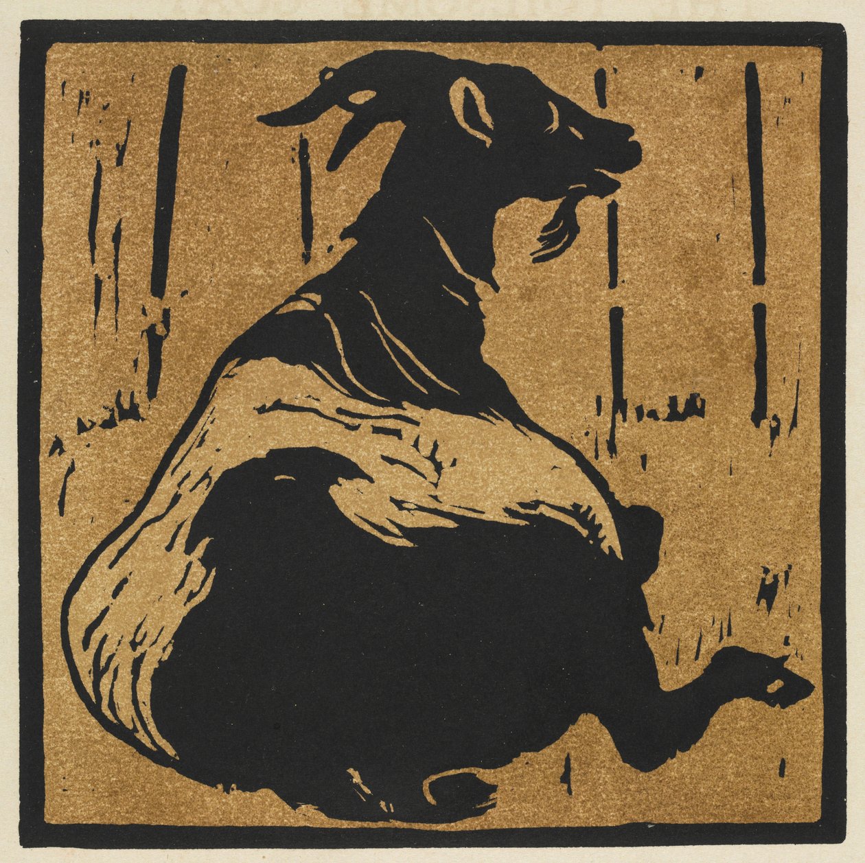 Čtvercová kniha zvířat: úmorná koza od William Nicholson