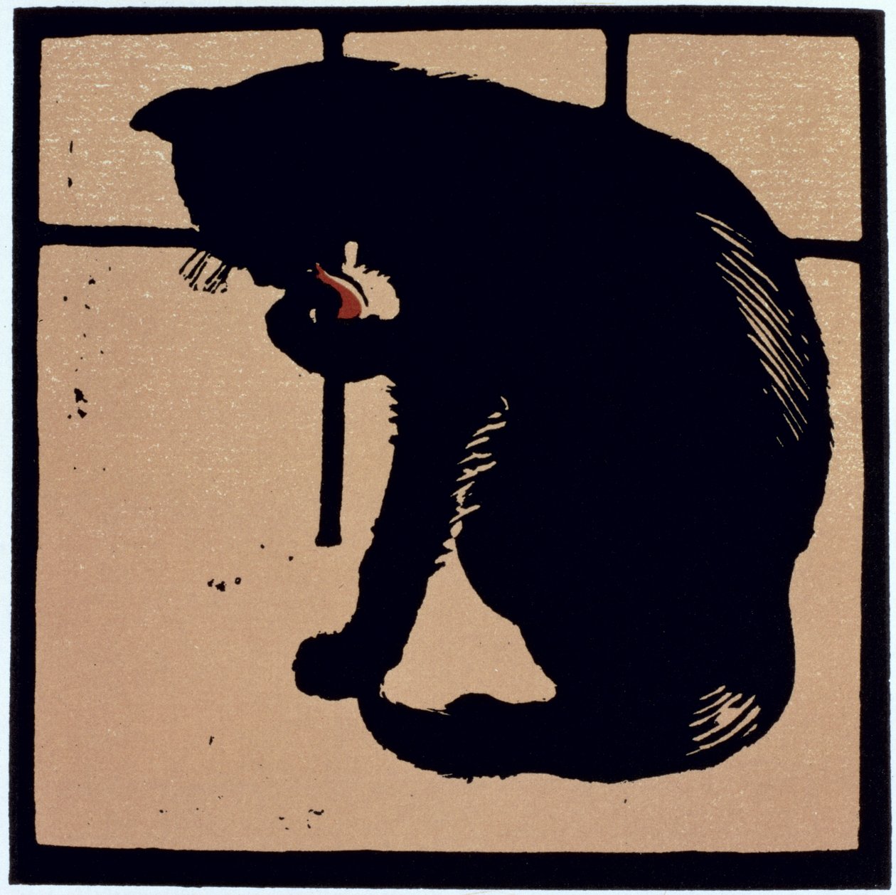 The Un-Common Cat, z „The Square Book of Animals“, původně vydáno v roce 1900 (barevně lito) od William Nicholson