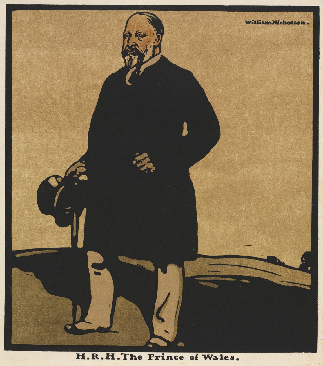 Dvanáct portrétů: H.R.H. Princ z Walesu od William Nicholson