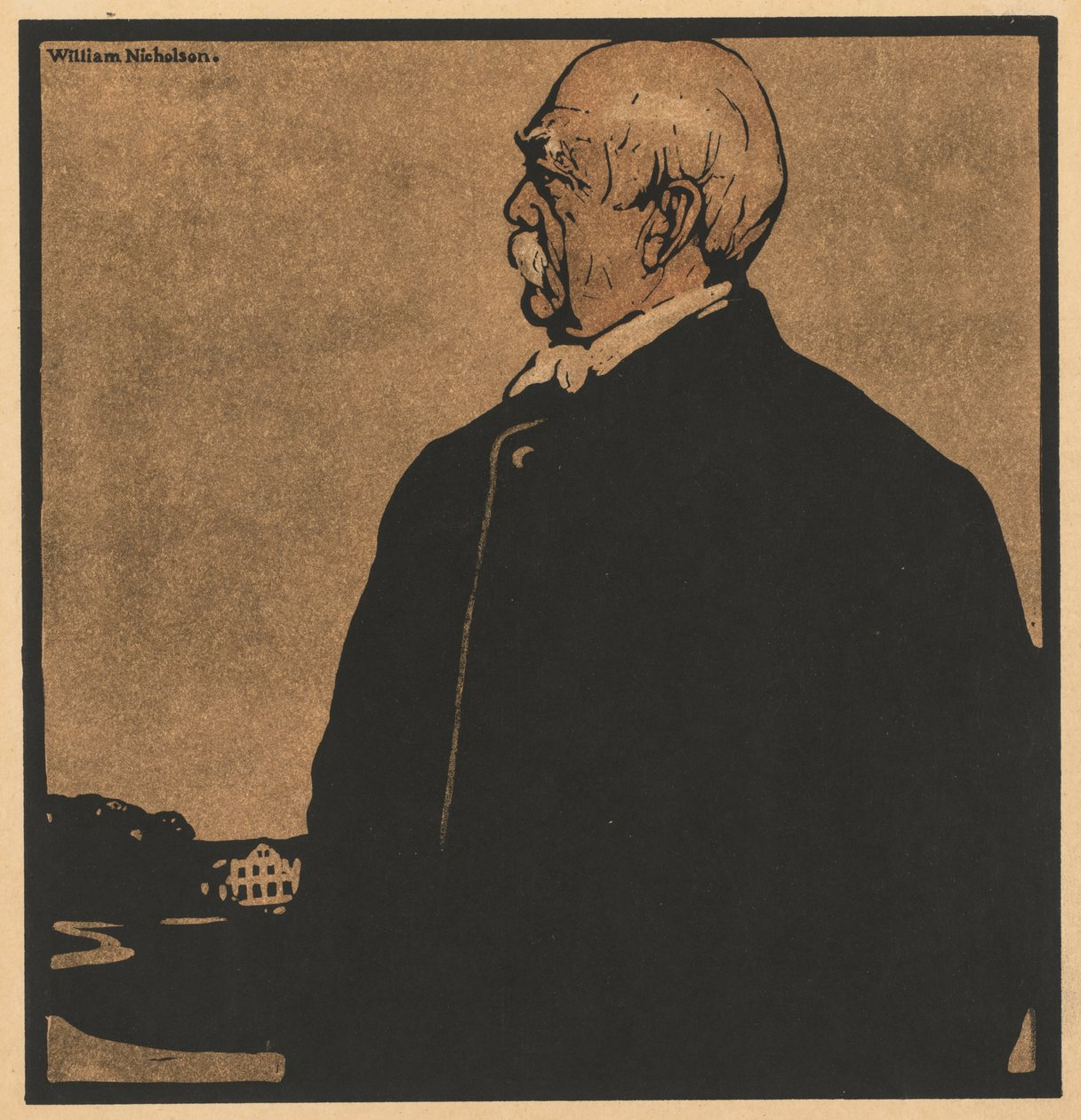 Dvanáct portrétů: Princ Bismark od William Nicholson