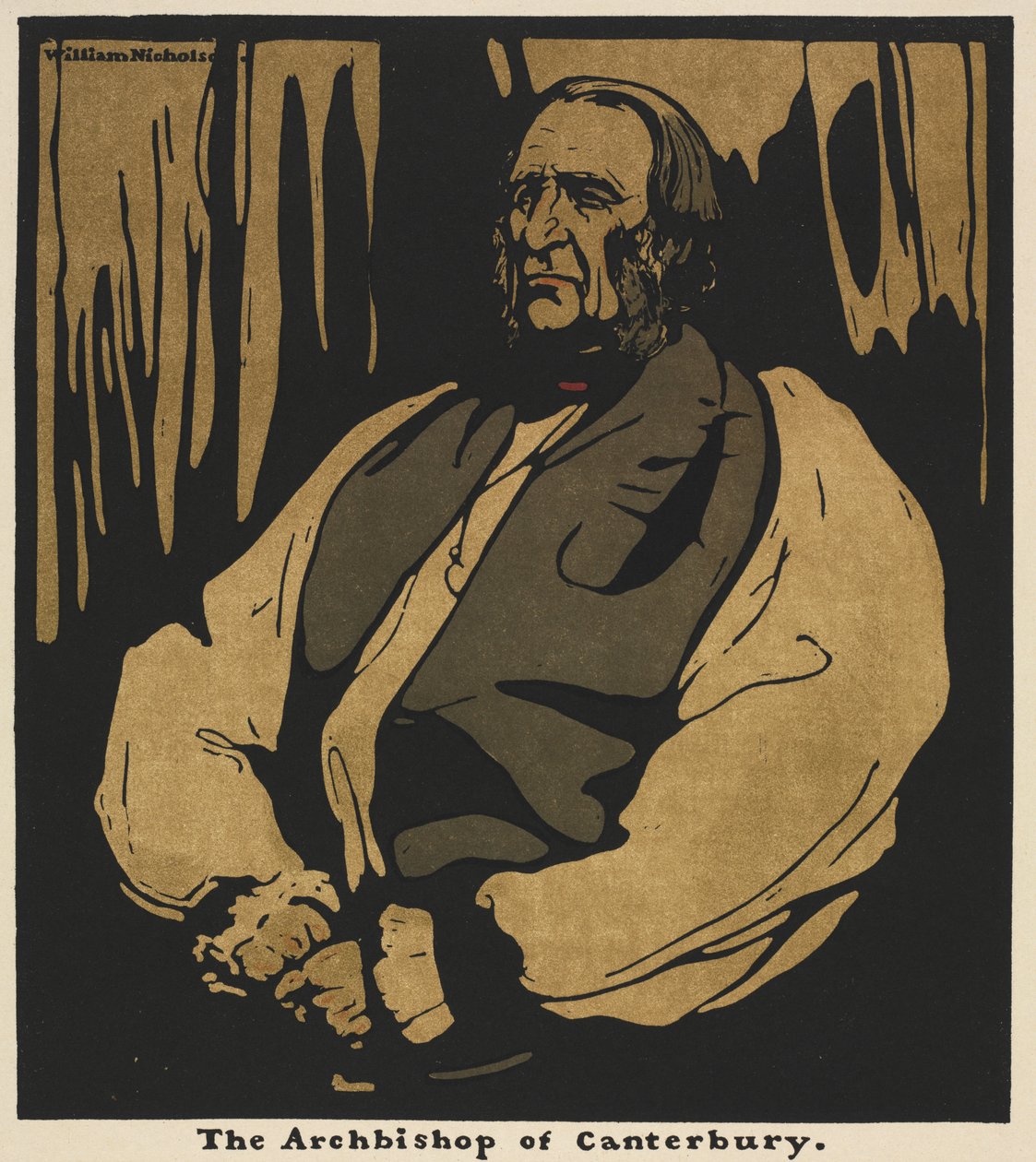Dvanáct portrétů: Arcibiskup z Canterbury od William Nicholson