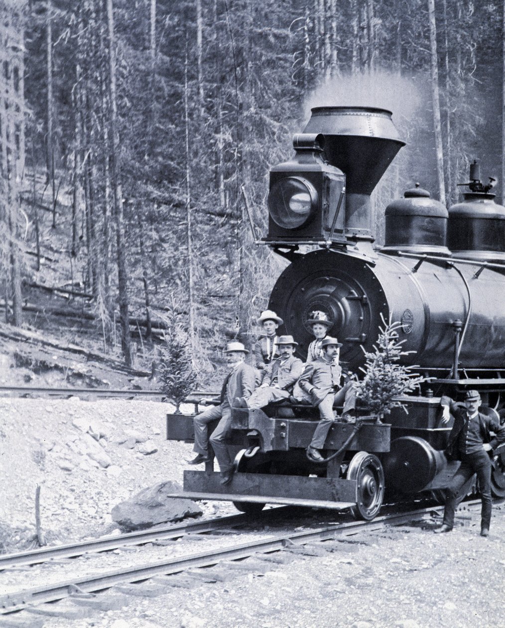 Kanadští železniční průkopníci, cca 1890 – foto Nottman od William Notman
