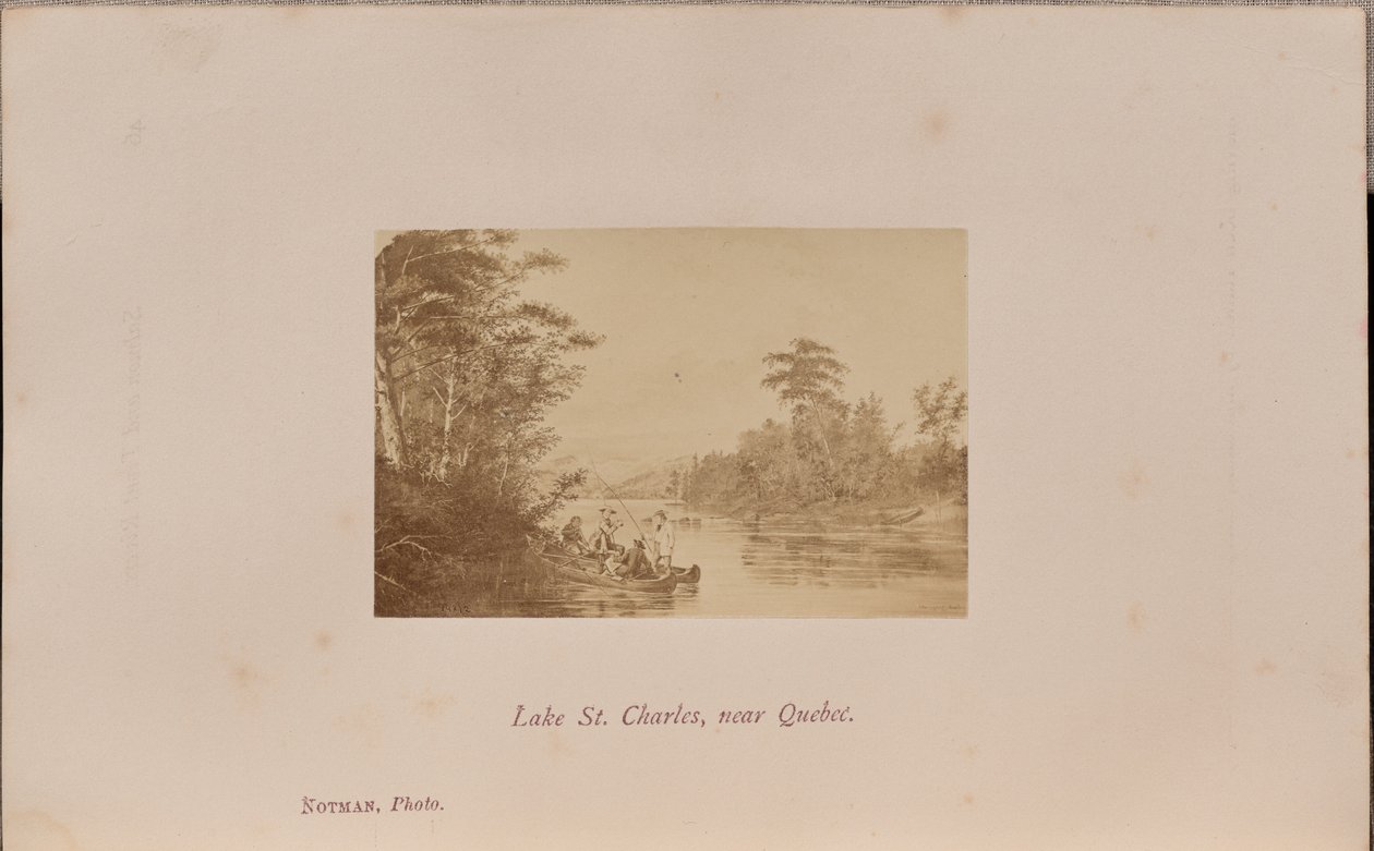 Jezero Saint Charles u Quebecu od William Notman