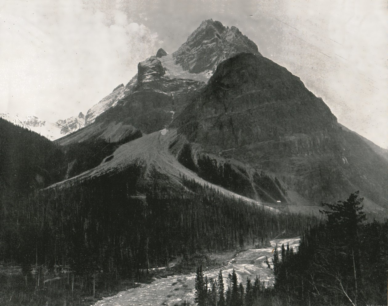 Skalnaté hory: Mount Stephen, Kanada, 1895. od William Notman and Son
