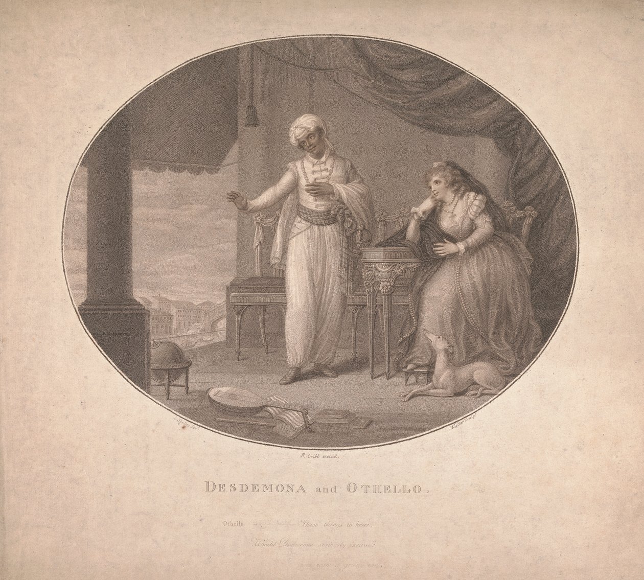 Desdemona a Othello od William Nutter