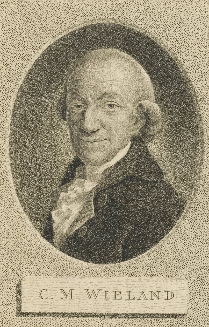Portrét básníka a spisovatele Christopha Martina Wielanda 1733-1813, 1800. od William Nutter