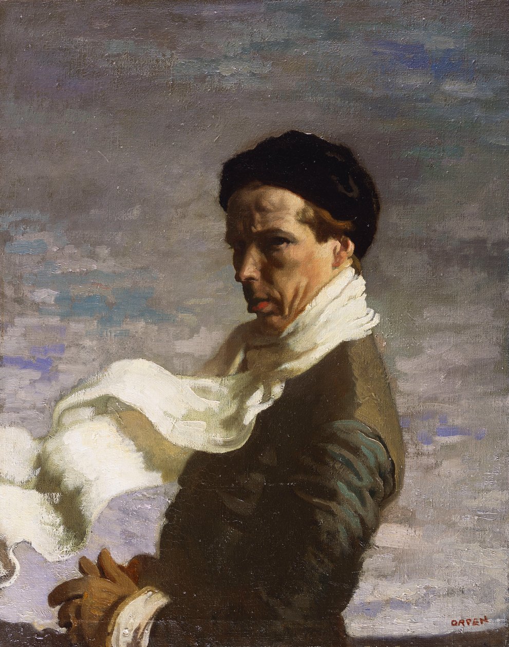 Mladý muž ze západu, Autoportrét, 1909 od William Orpen