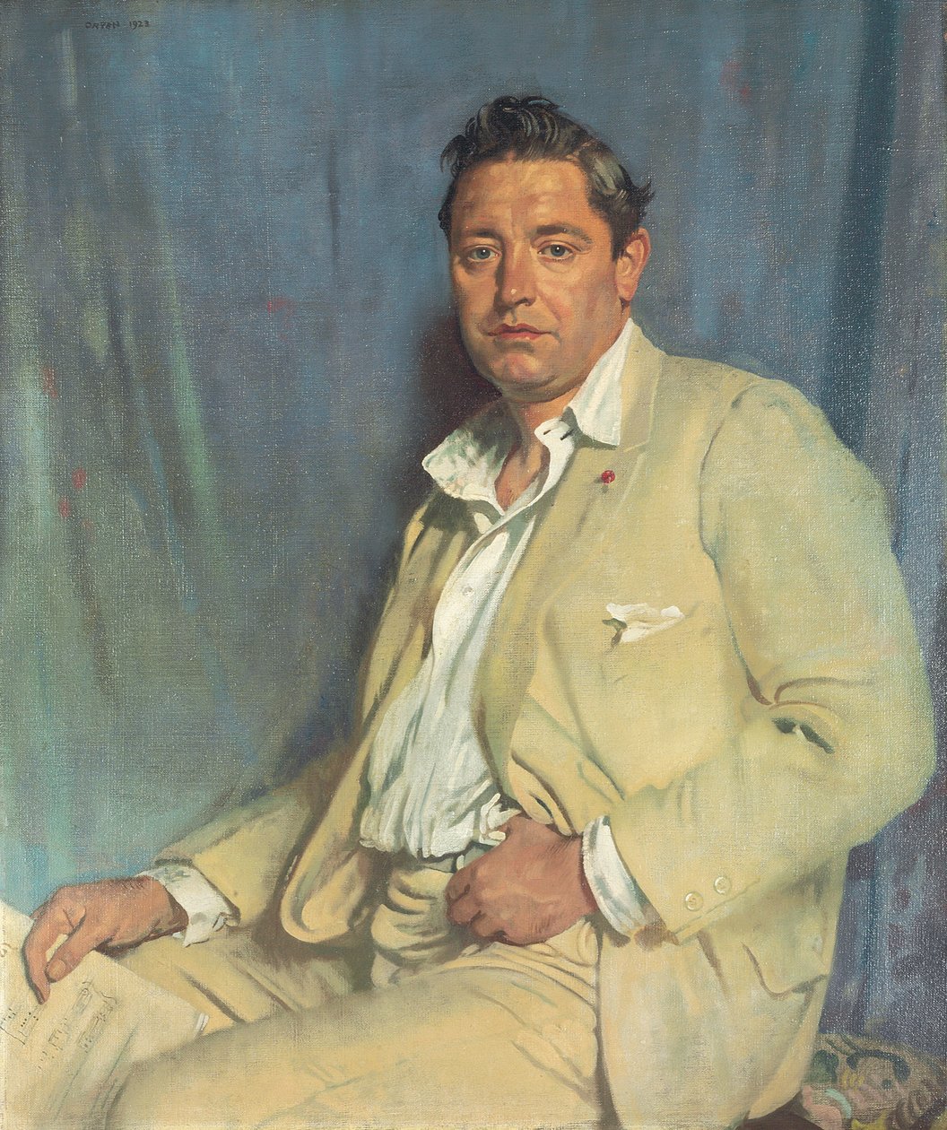 hrabě John McCormack od William Orpen