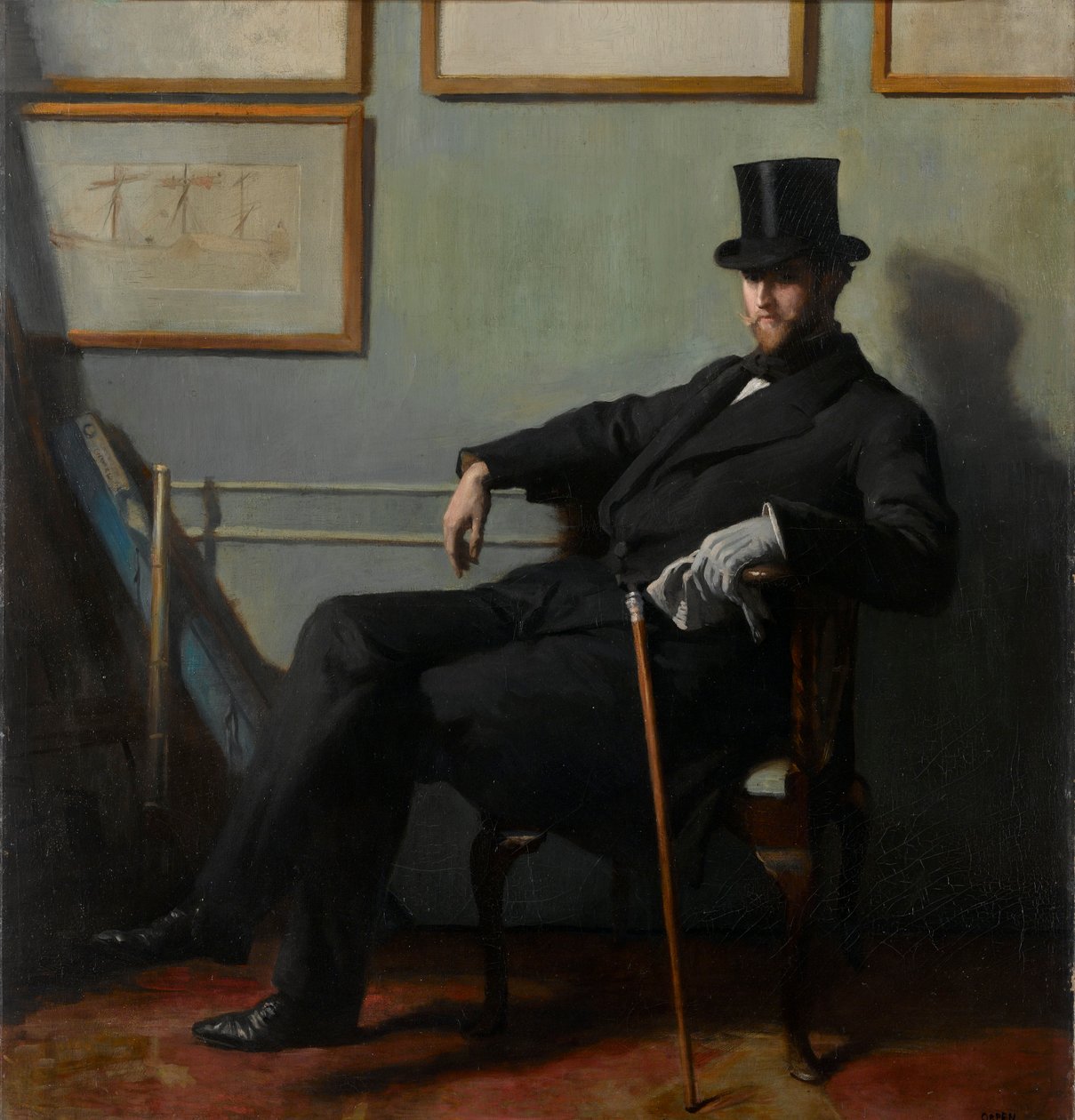 Herbert Barnard John Everett (1877-1949), kolem roku 1900 (olej na plátně) od William Orpen