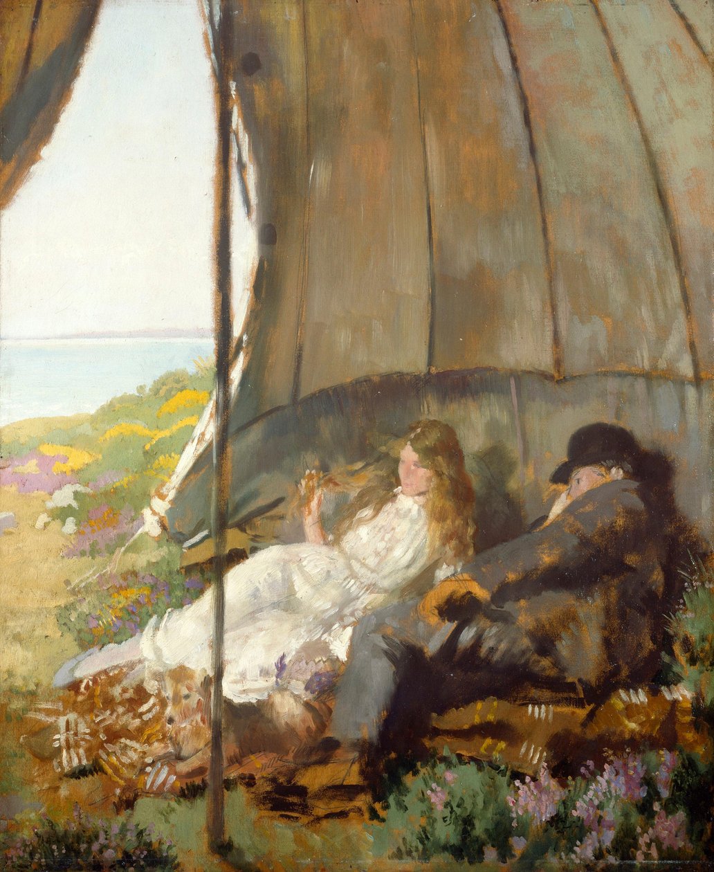 Pohled na moře od William Orpen