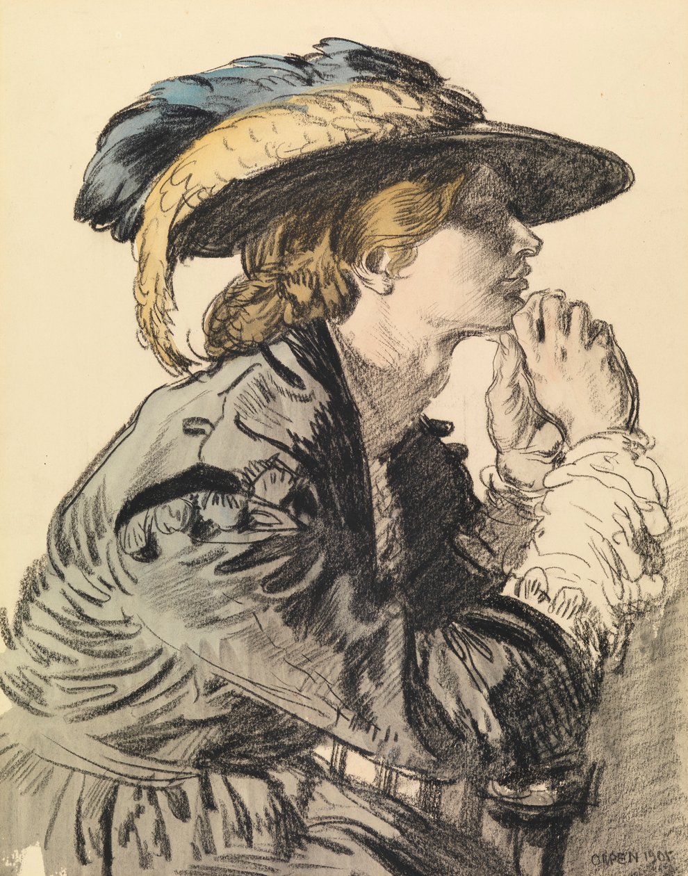 Naisen muotokuva od William Orpen