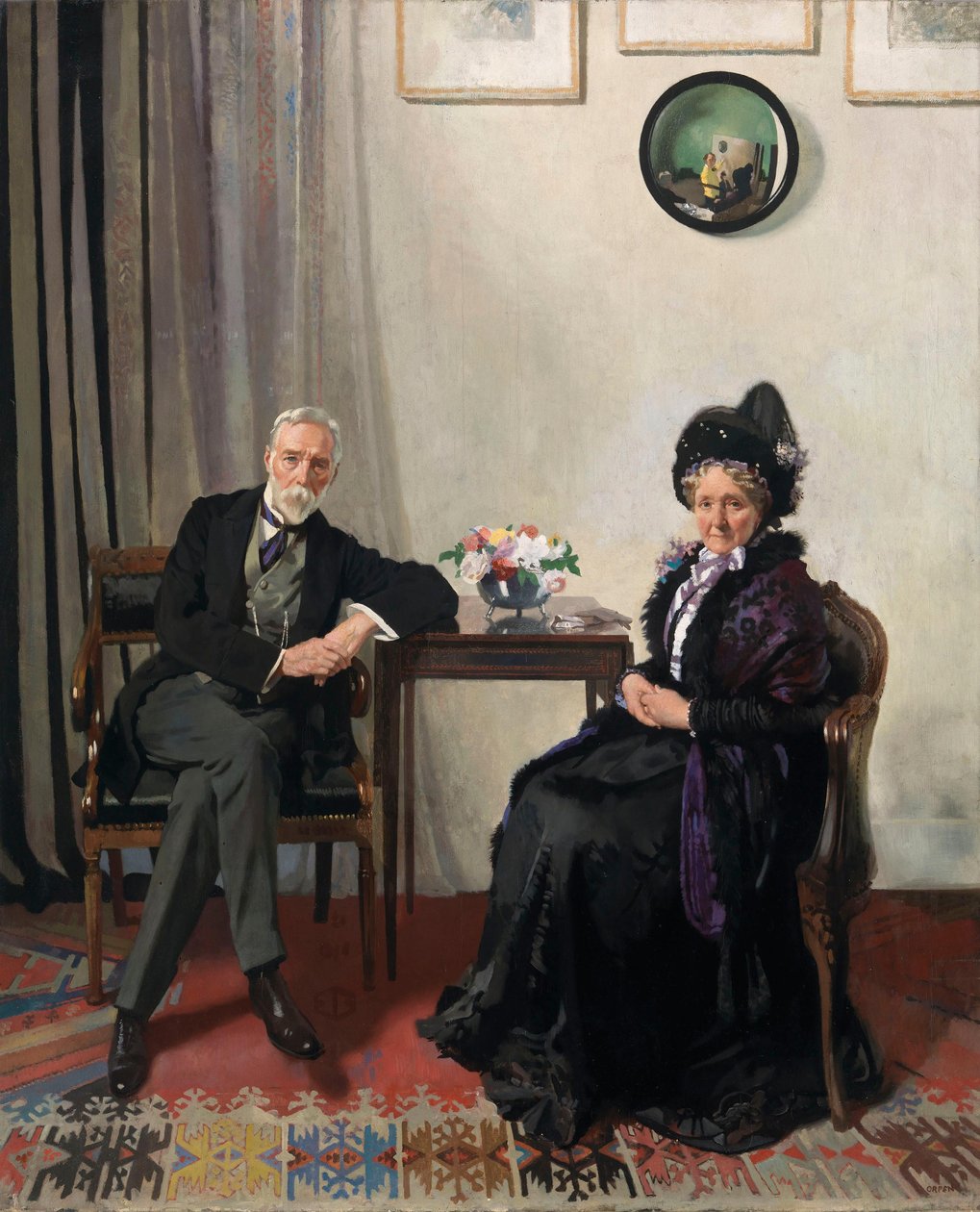 Portrét umělcových rodičů od William Orpen