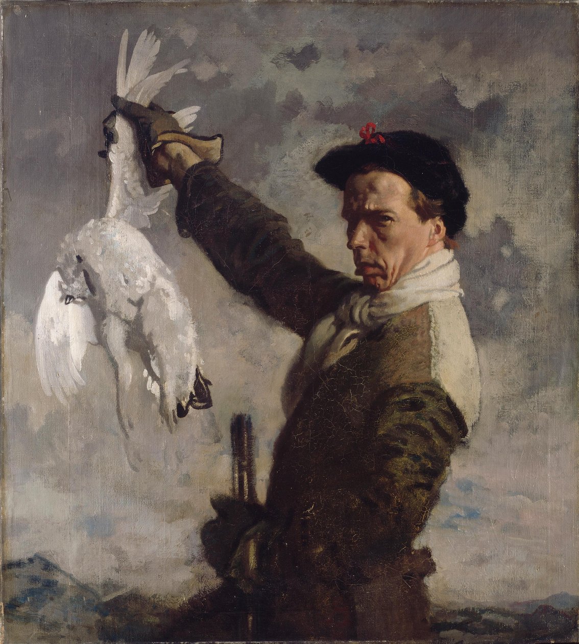 Mrtvý bělokur (autoportrét) od William Orpen