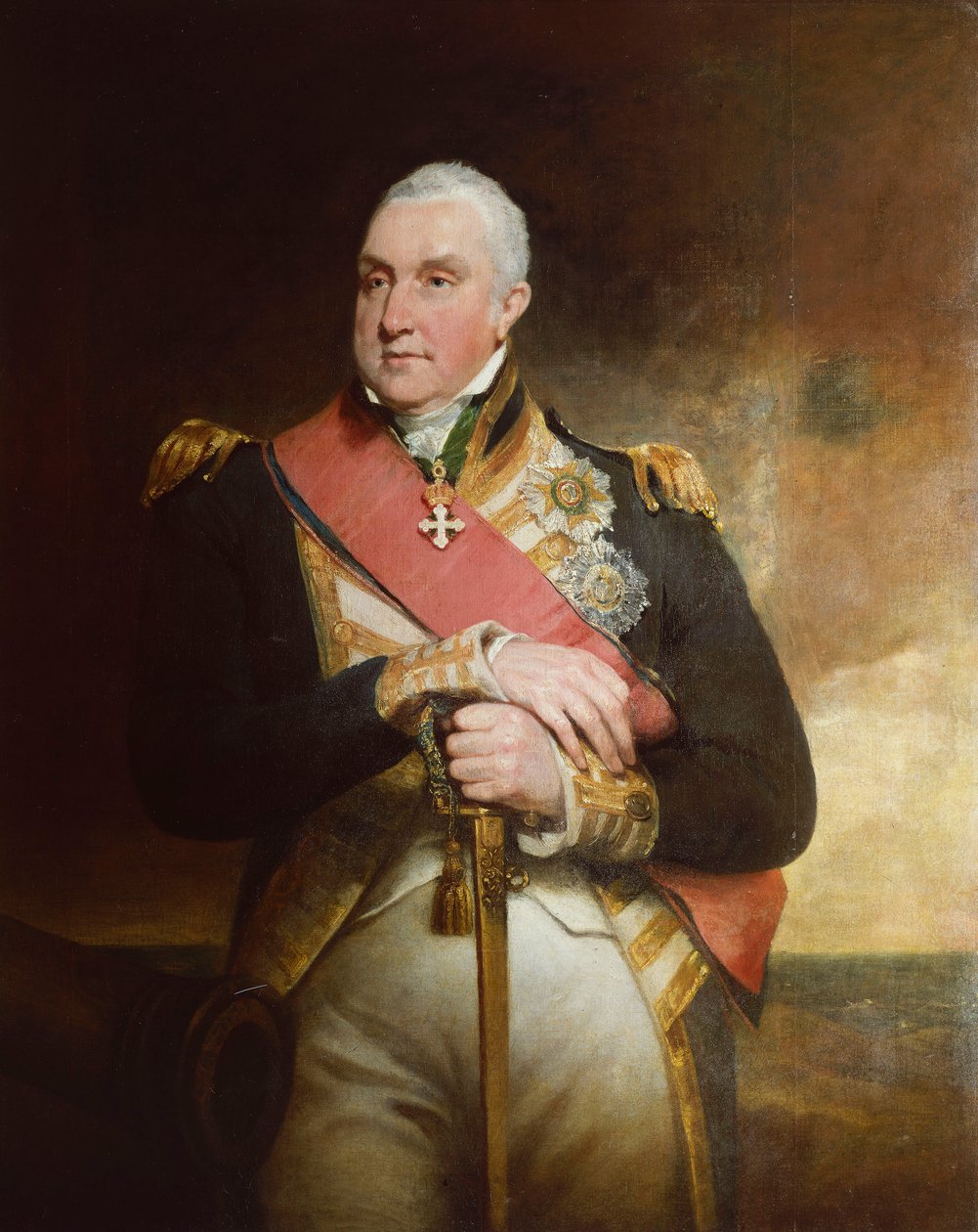 Admirál Edward Pellew od William Owen