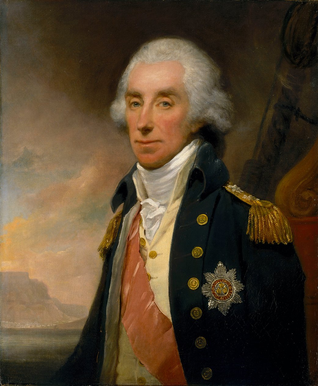 Admirál lord George Keith Elphinstone od William Owen