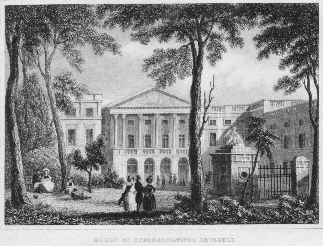 Sněmovna reprezentantů, Brusel, 1850 od William Owen