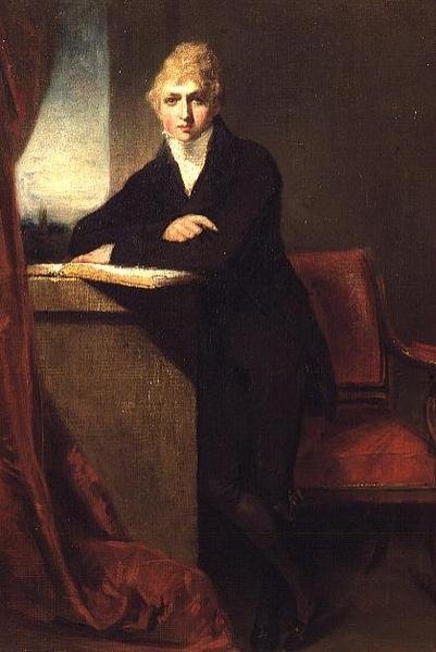 Portrét Charlese Townleyho (1784-1861) v interiéru (olej na plátně) od William Owen