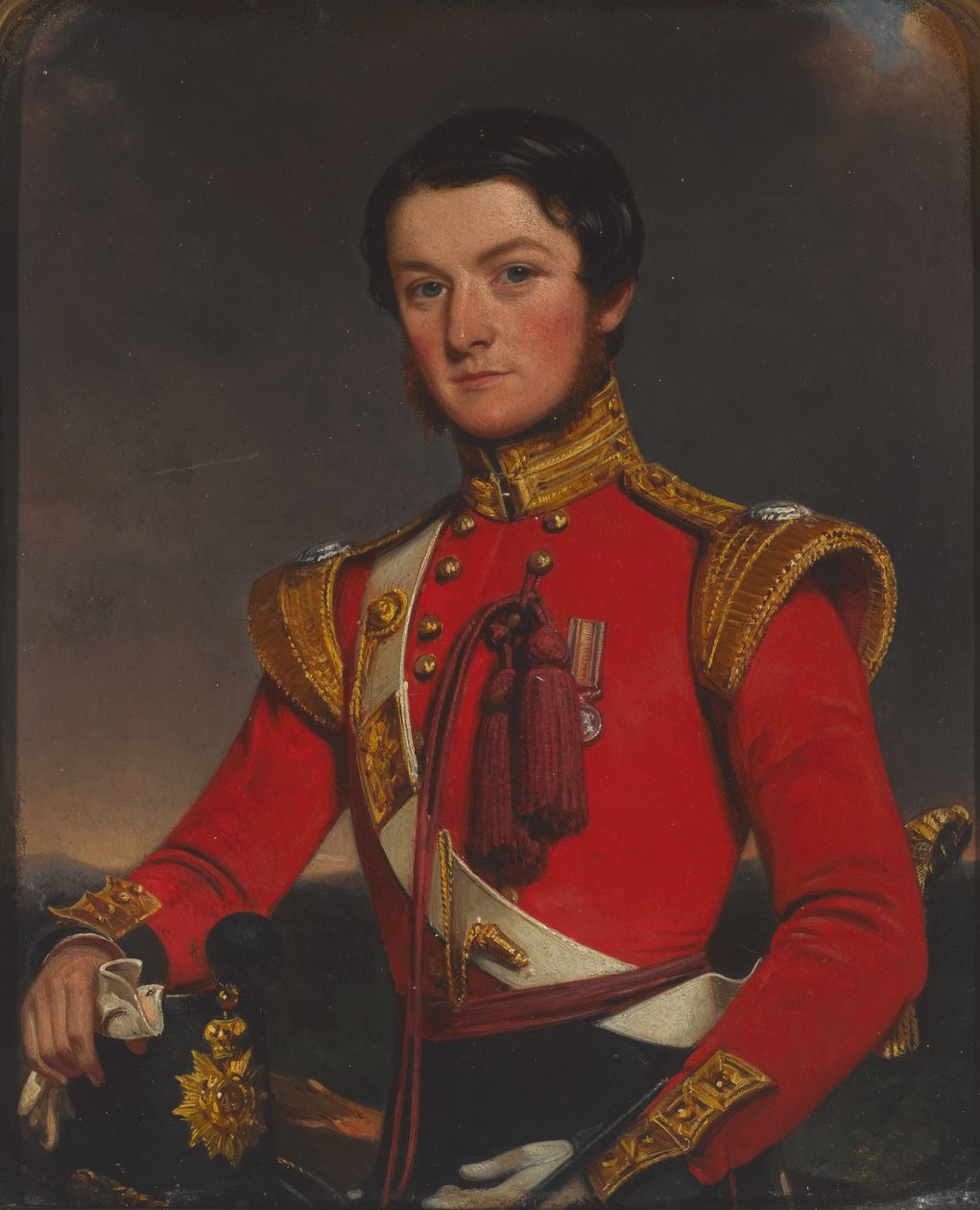 Poručík William Fleming, 45. pěší pluk (Nottinghamshire). od William Owen Harling