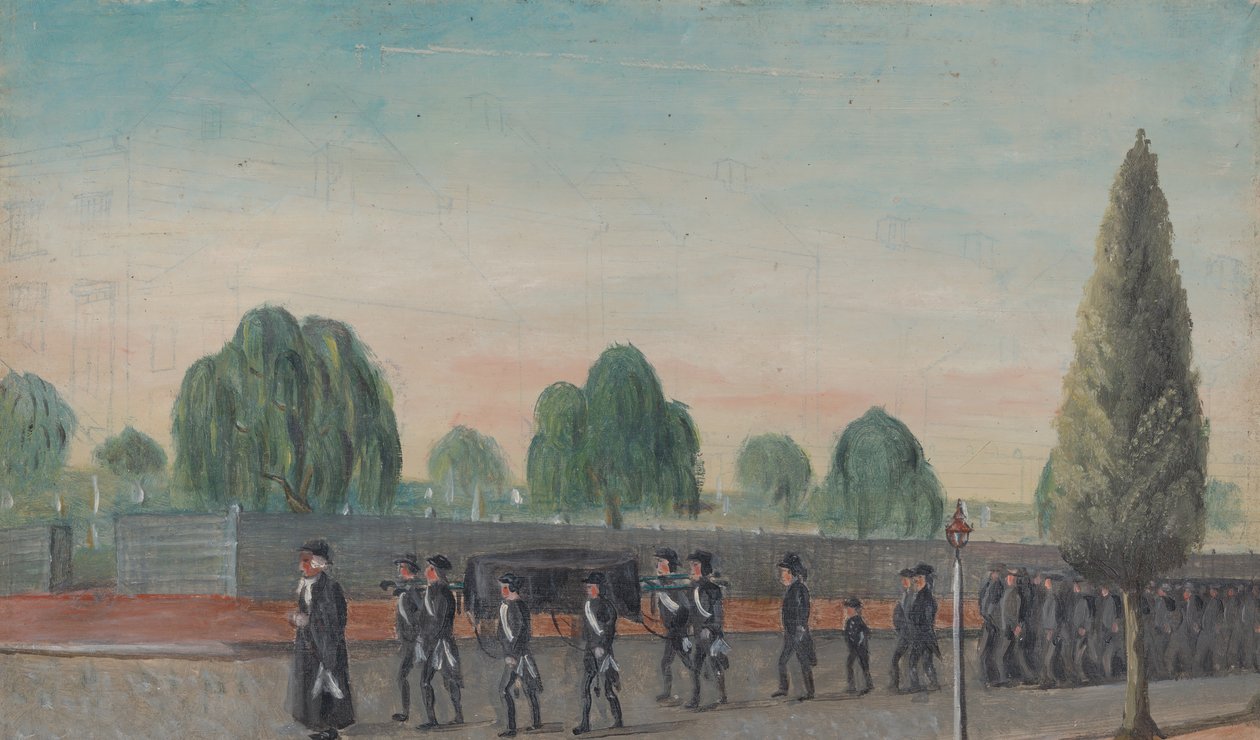 Smuteční průvod dospělých, 70. léta 19. století. od William P. Chappel