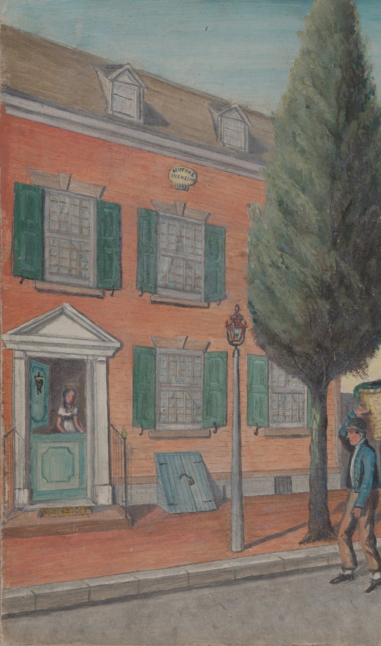Čajový suchar a cihlový dům, 70. léta 19. století. od William P. Chappel