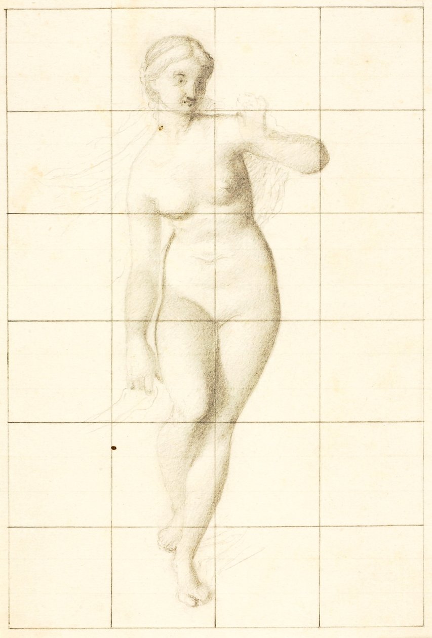 Venuše vede Eneáše a Trójany k latinskému pobřeží (studie o Venuši) od William Page