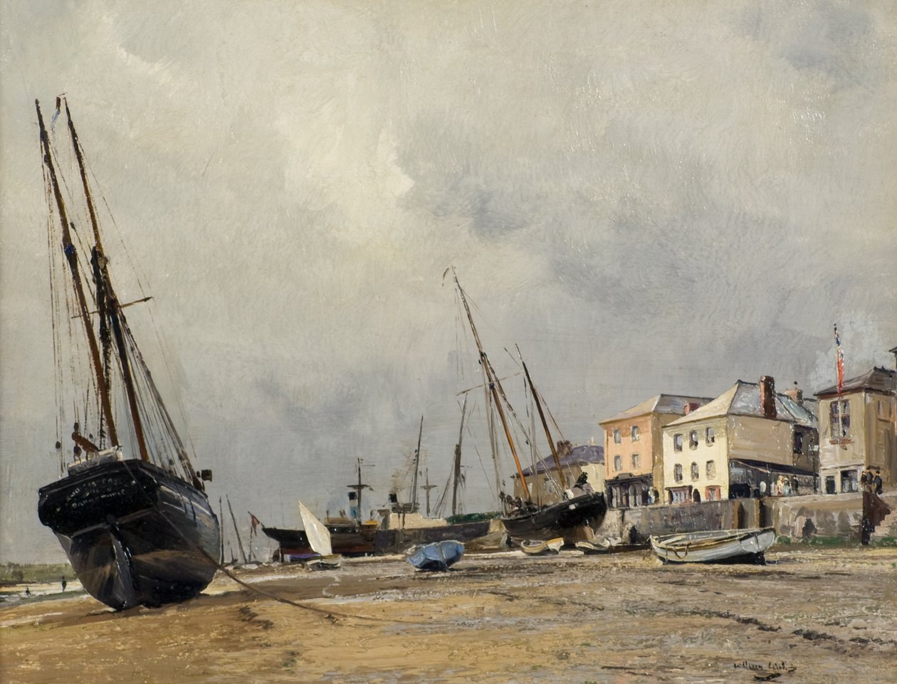 „Dvě sestry“ a „Francis Beddoe“ (olej na palubě) od William Page Atkinson Wells