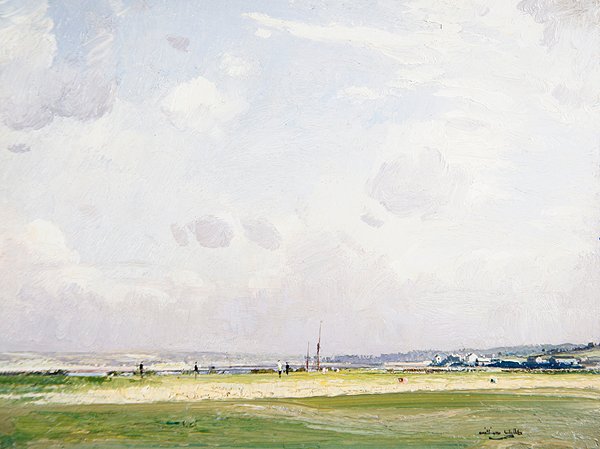 Westard Ho - The Twelth Green, 20. století (olej na desce) od William Page Atkinson Wells