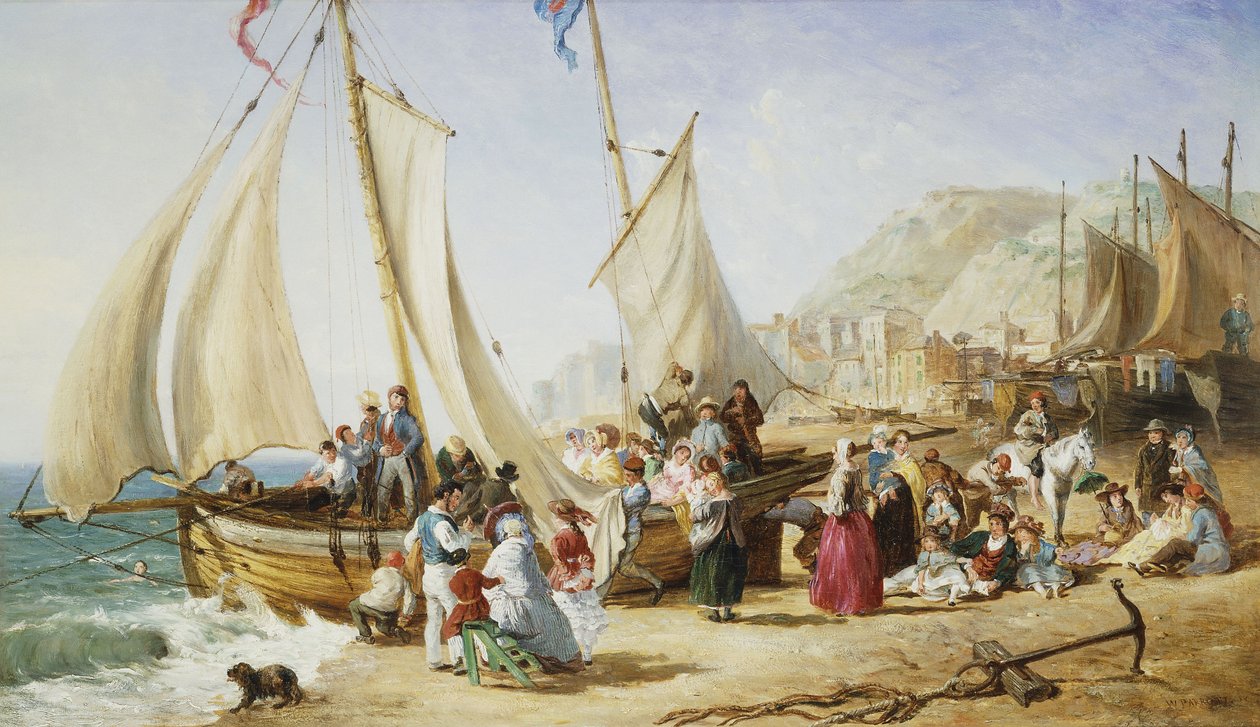 Jednodenní výlet, Ramsgate, 1854 od William Parrott