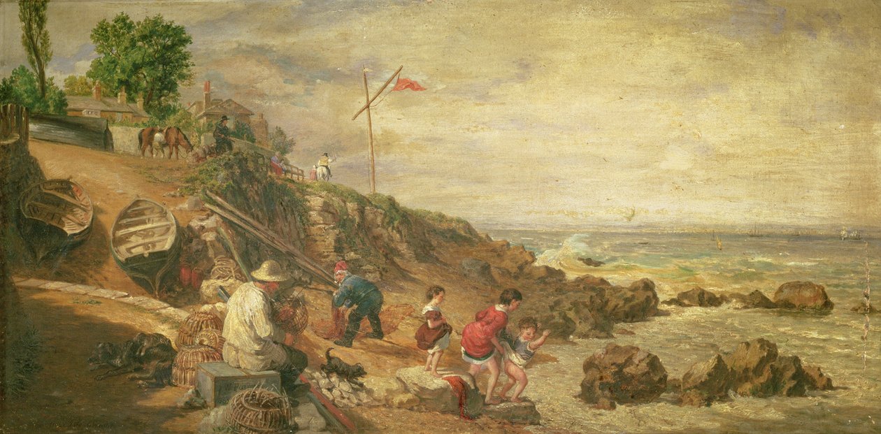 Sea View, Isle of Wight, 1865 od William Parrott