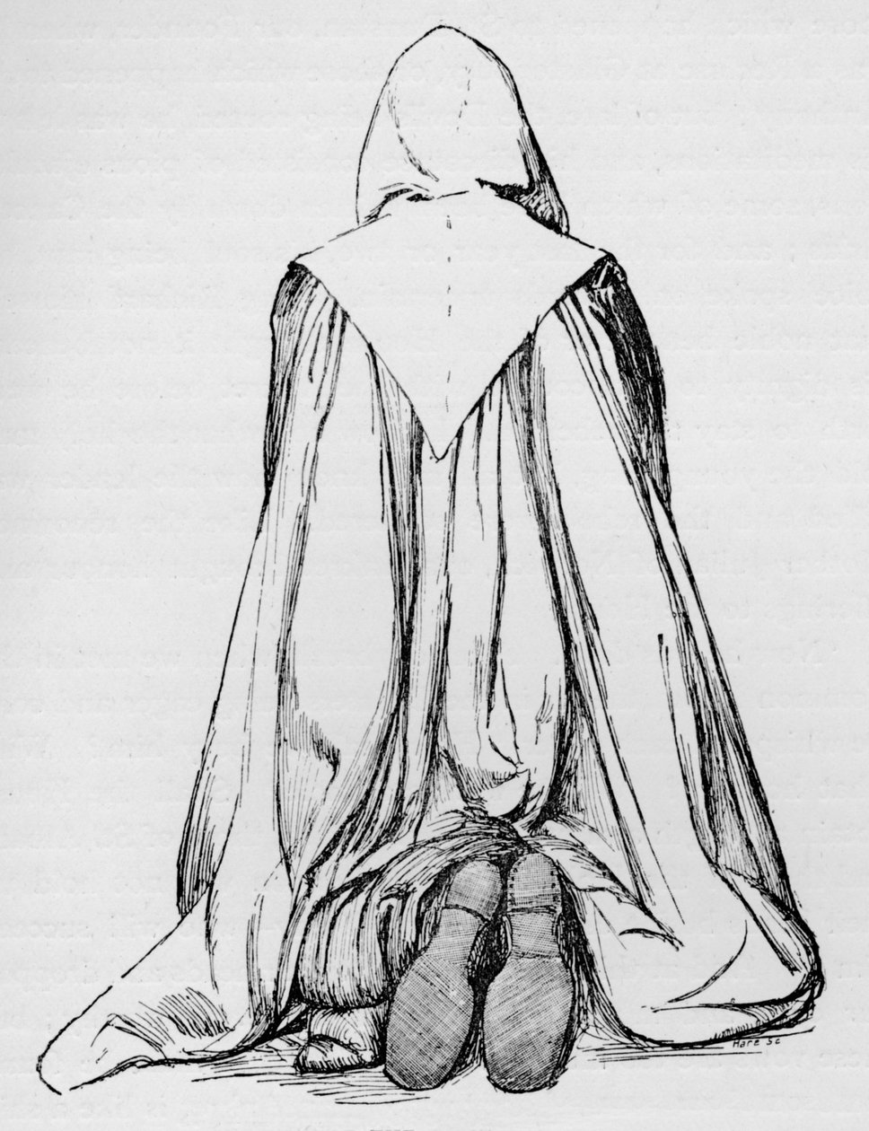 Mnich řádu svatého Benedikta, c1897 od William Patten