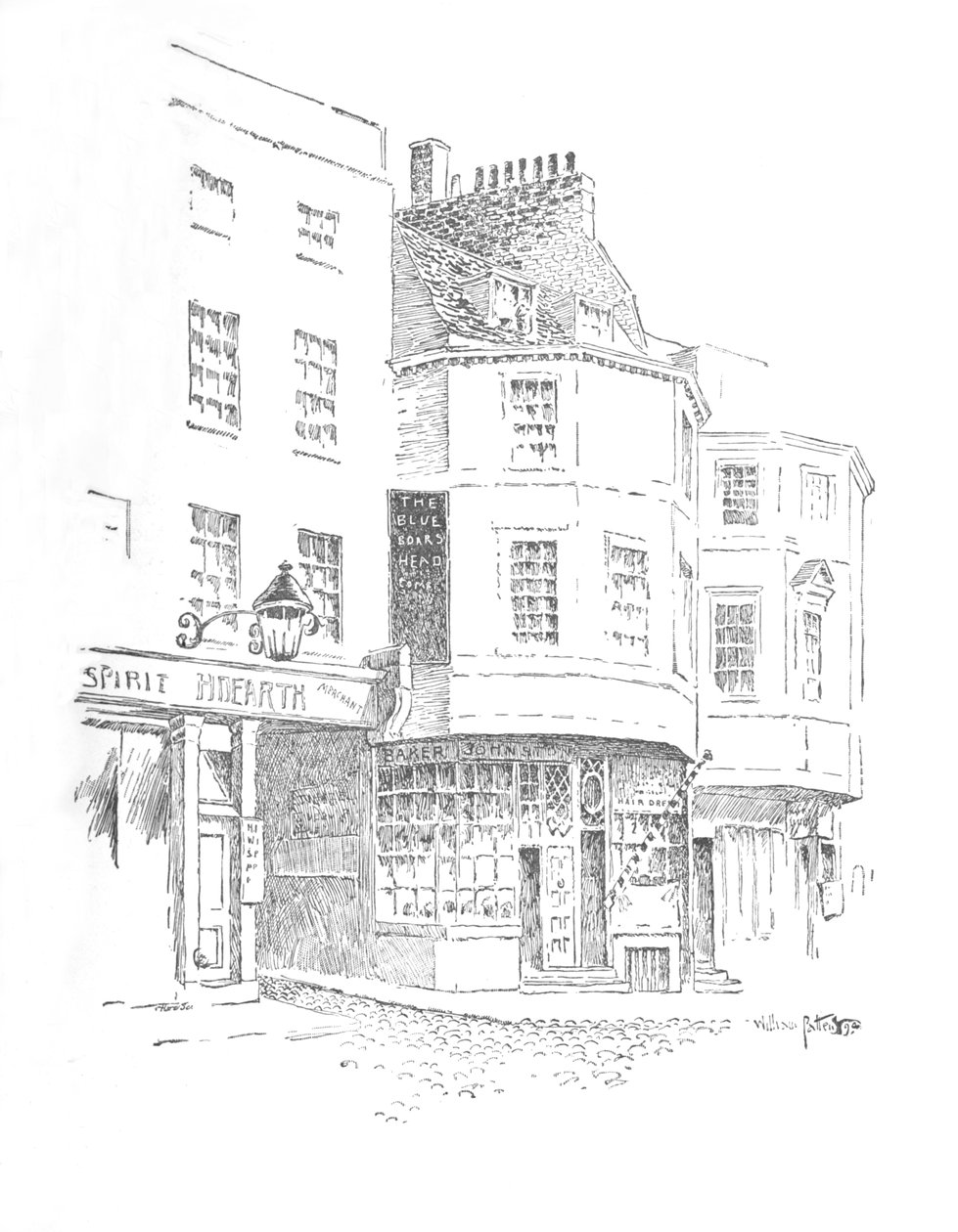 The Boars Head Inn, King Street, c1897 od William Patten