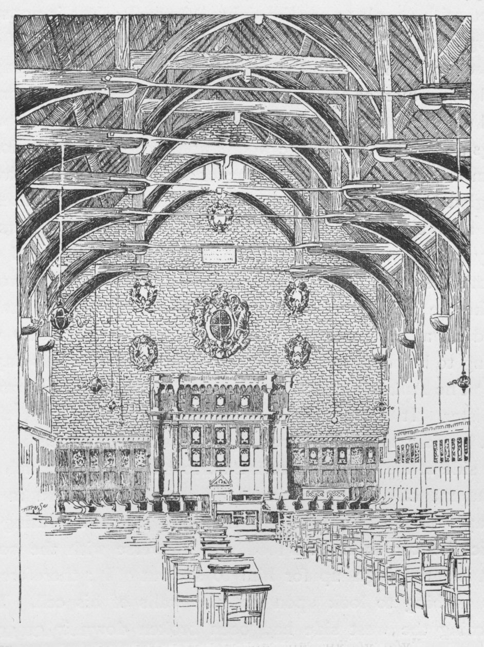The Westminster Schoolroom, dříve The Abbots Dormitory, c1897 od William Patten