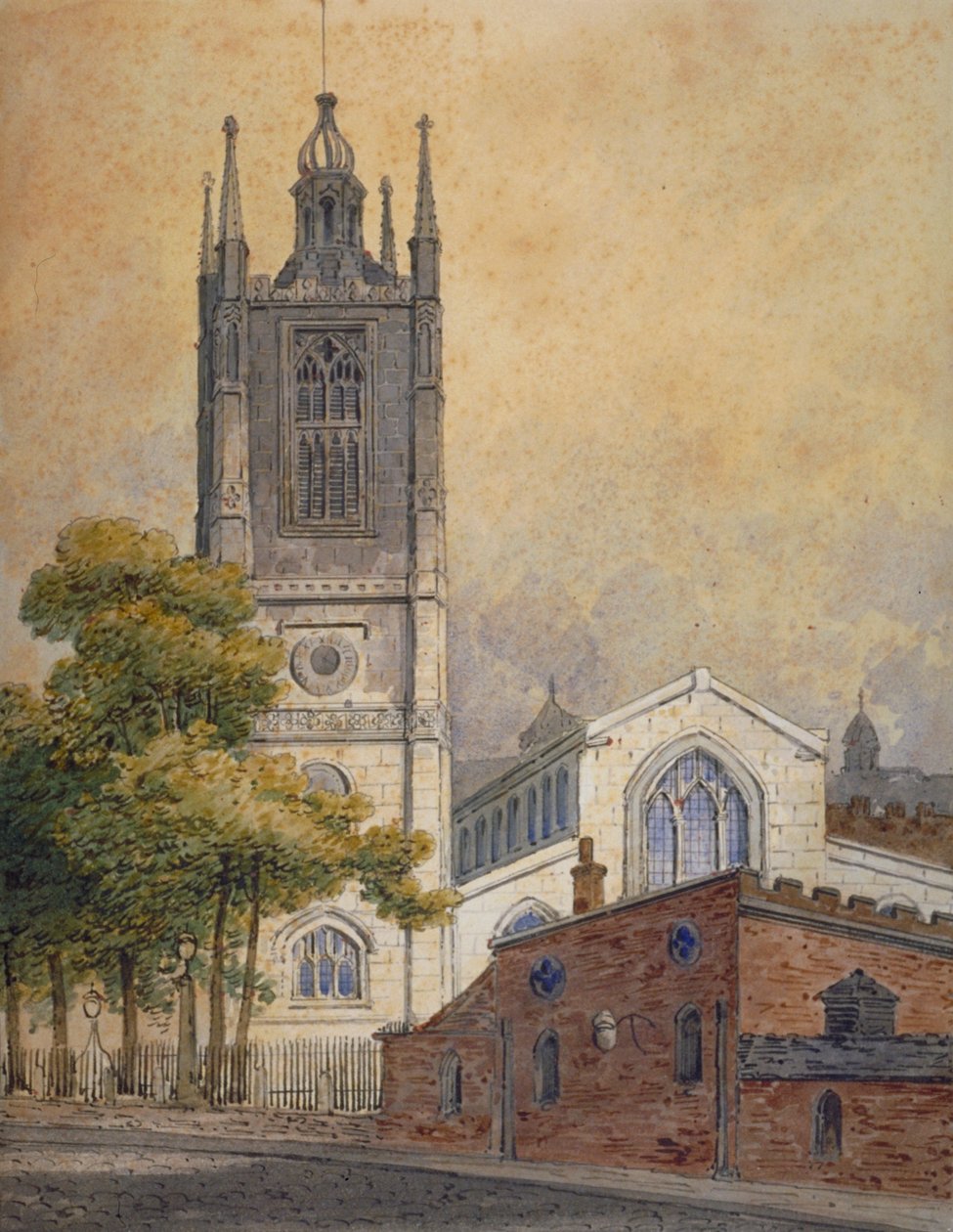 Kostel St Margaret, Westminster, Londýn, c1810 od William Pearson