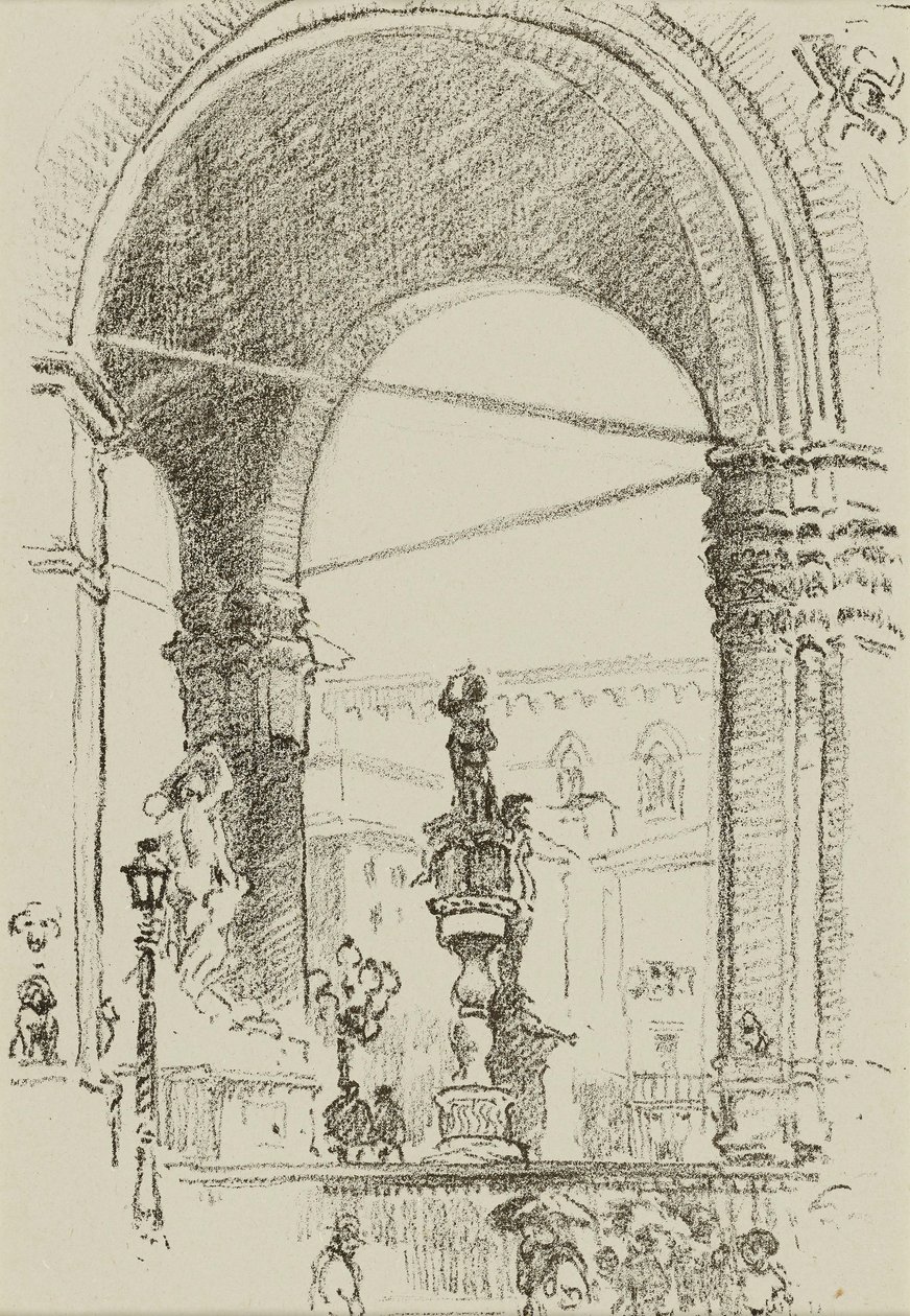 Loggia dei Lanzi od William Penhallow Henderson