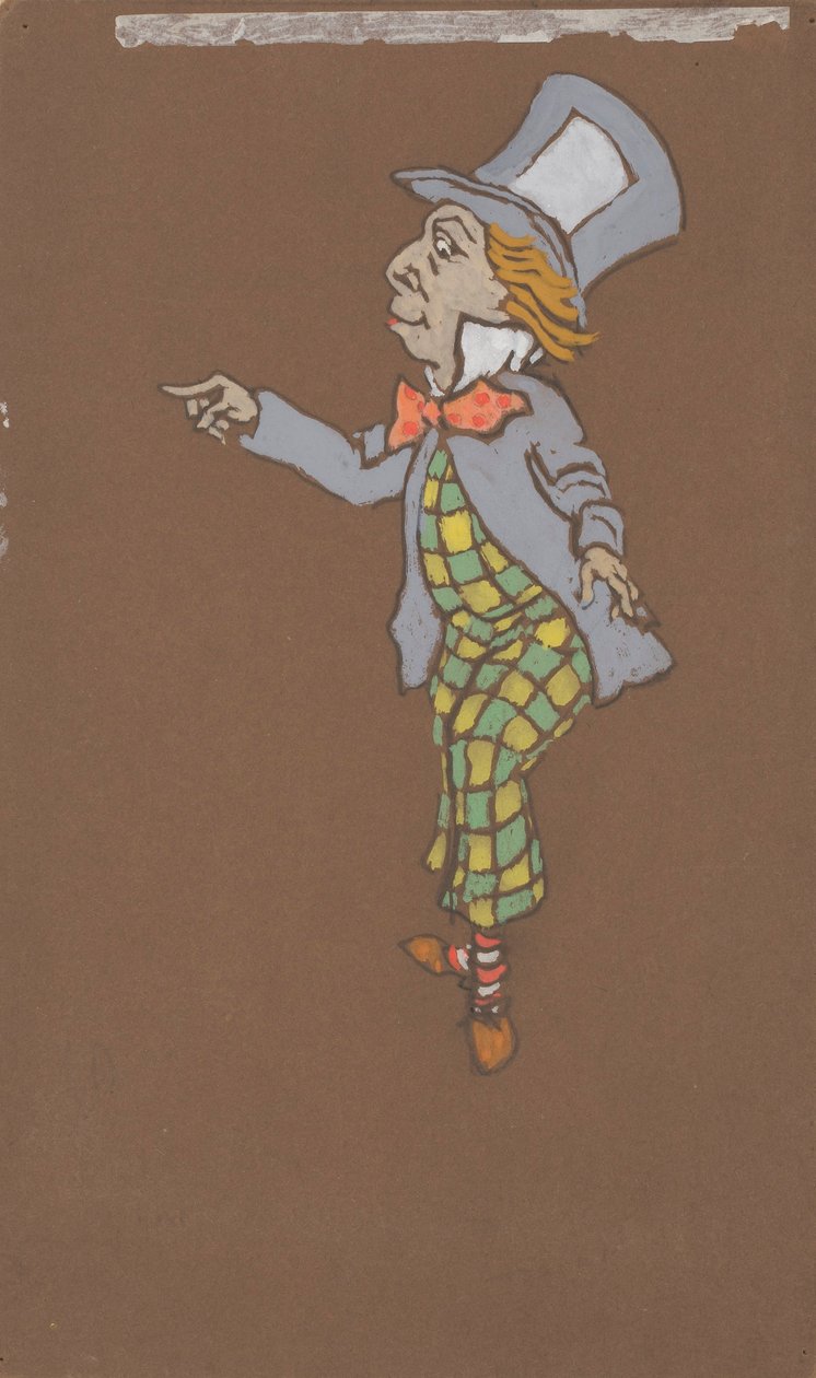 Šílený kloboučník (kostýmní návrh pro Alenku v říši divů, 1915) od William Penhallow Henderson