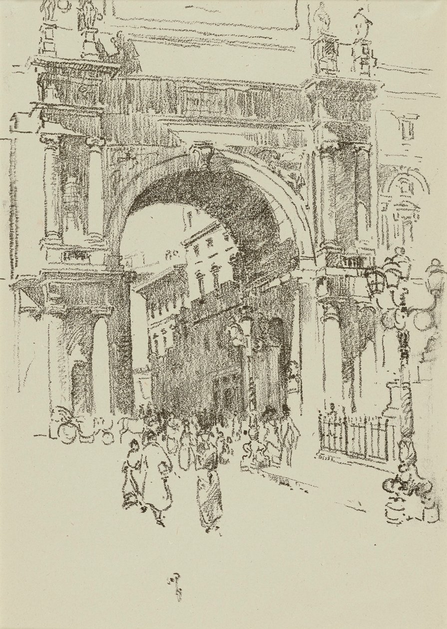 Náměstí Vitorio Emanuel od William Penhallow Henderson