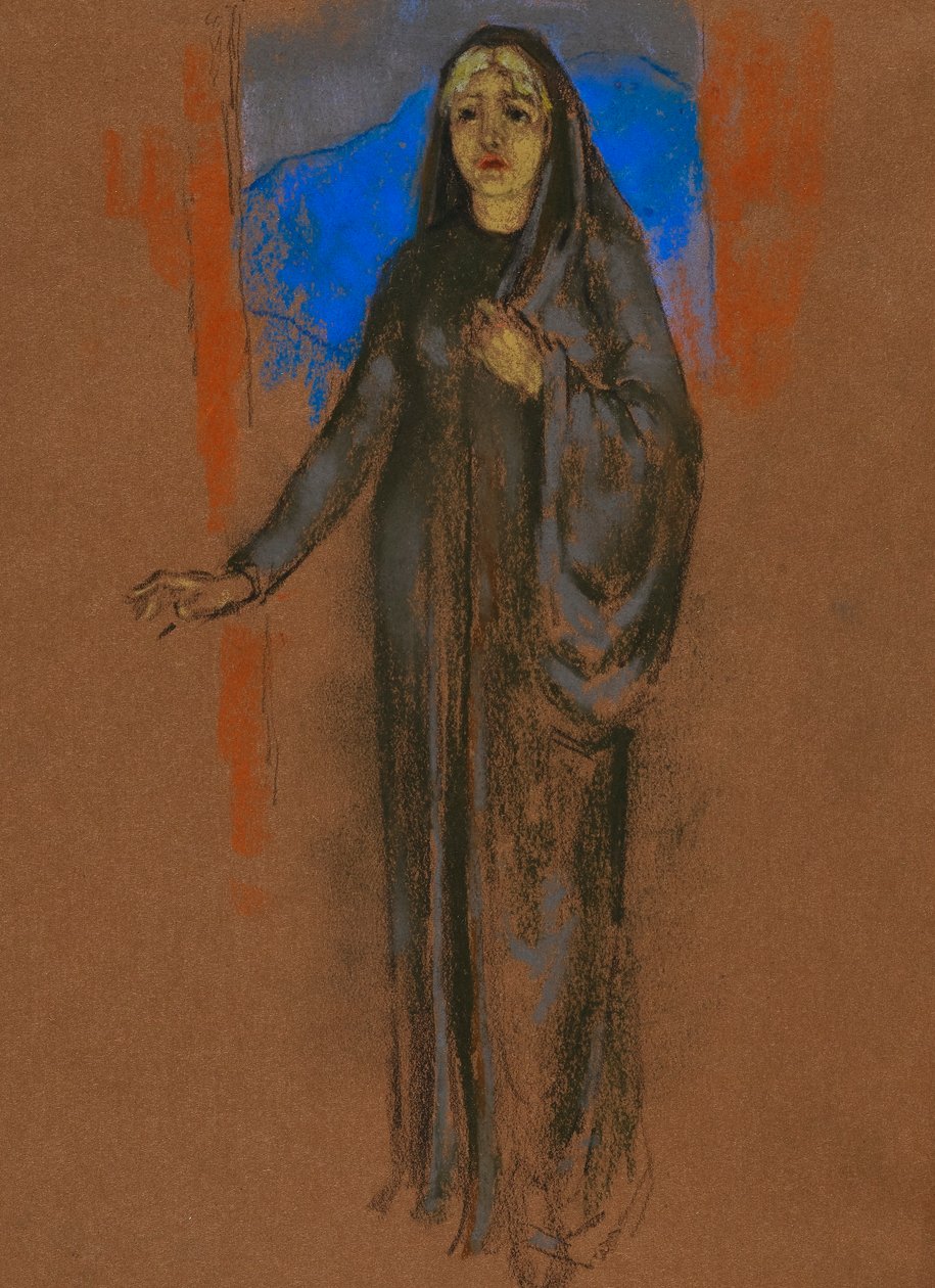 Sara Algood jako Cathleen Ni Houlihan, Chicago, 1915 od William Penhallow Henderson